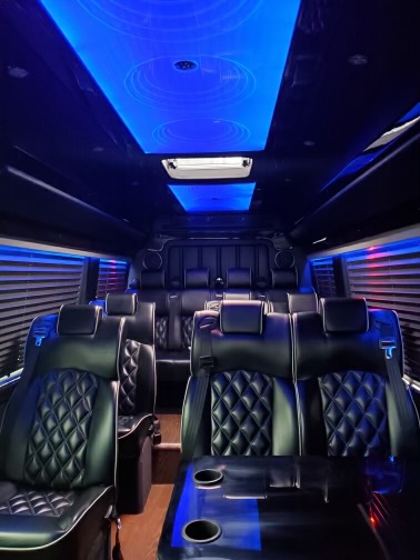 Executive Sprinter Van Interior — 13 Passengers