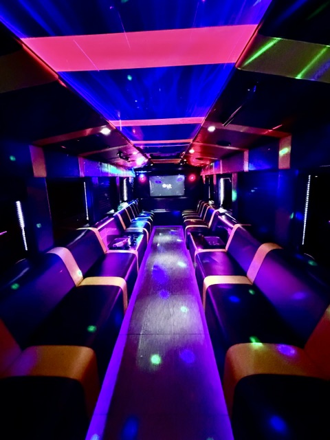 Party Bus Interior — The Grande — 24 Passengers
